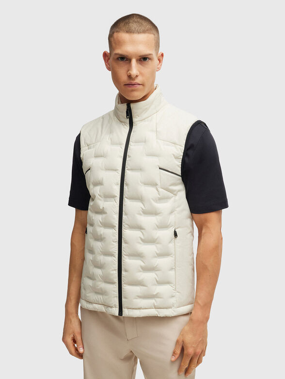 Vest with quilted effect  - 1
