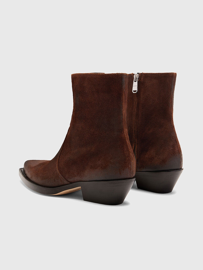 CAMPEROS brown heeled boots - 3