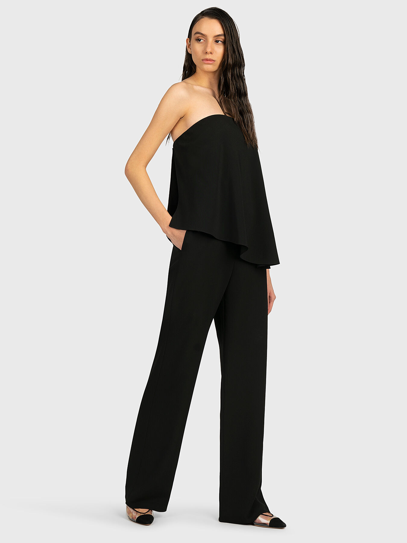 Black jumpsuit brand EMPORIO ARMANI Globalbrandsstore en
