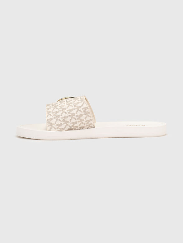 CHARM slippers with logo detail - 4