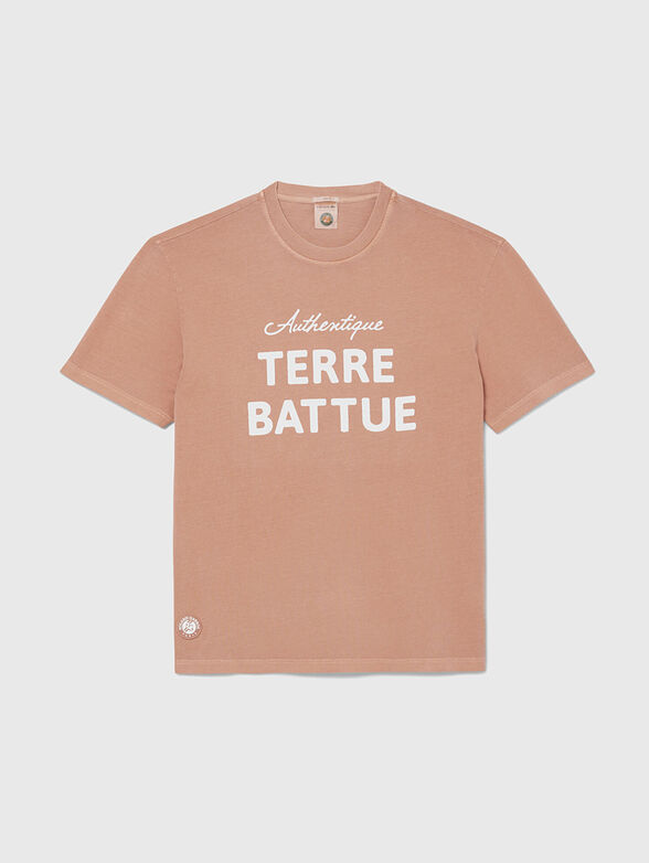 Cotton T-shirt with print - 0