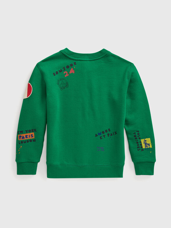 Sweatshirt with contrasting print - 2