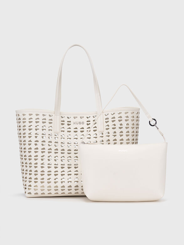 CHRIS 2 in 1 black shopper bag - 1