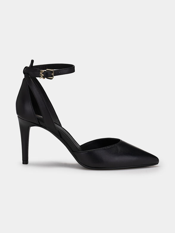 MIRABEL heeled shoes with metal logo detail - 1