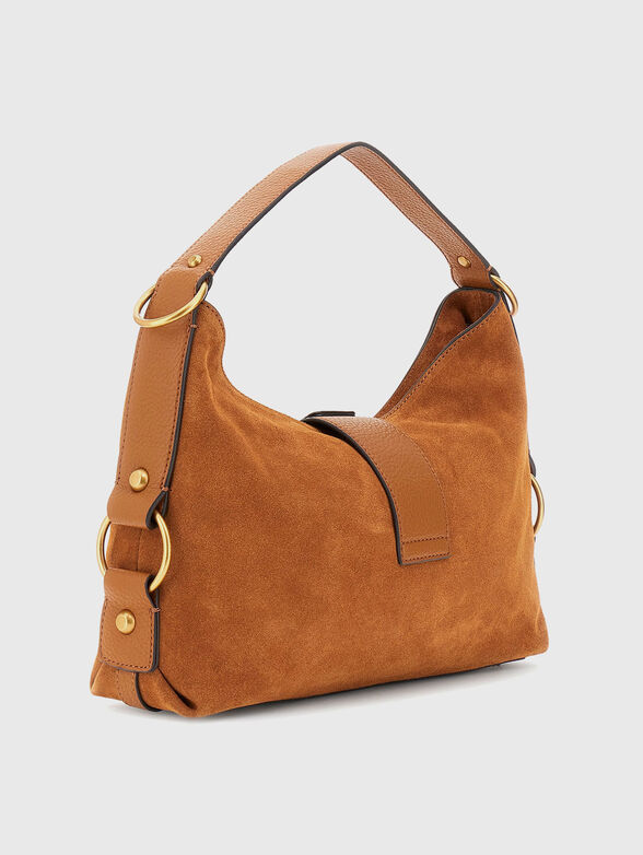 Large CAMDEN suede shoulder bag - 2