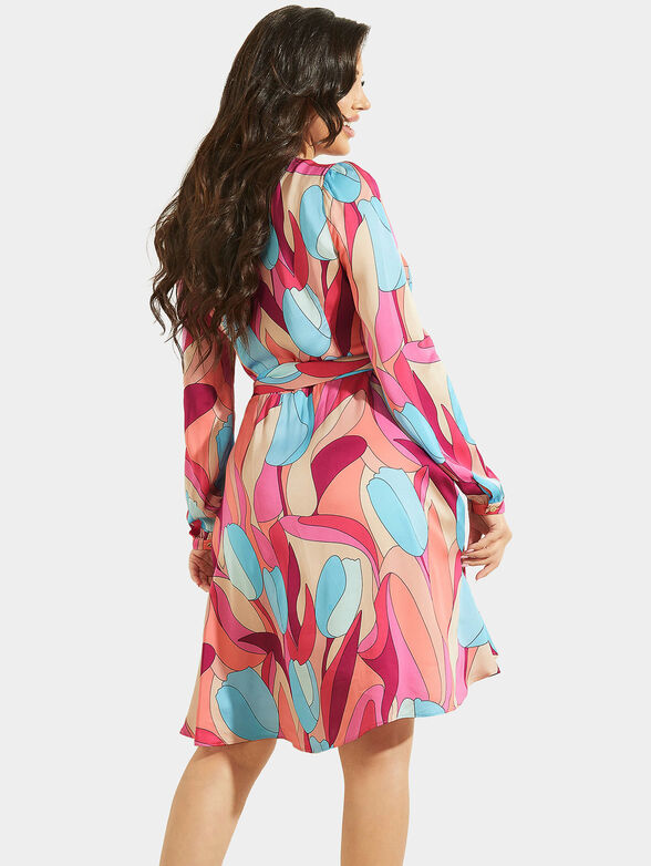 Dress with colorful art print - 2