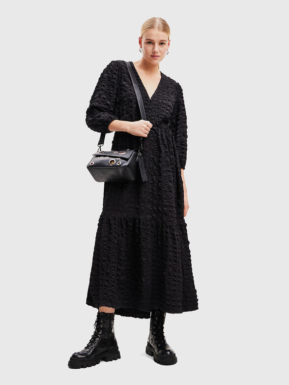 Crossbody bag with accent eyelets - 2