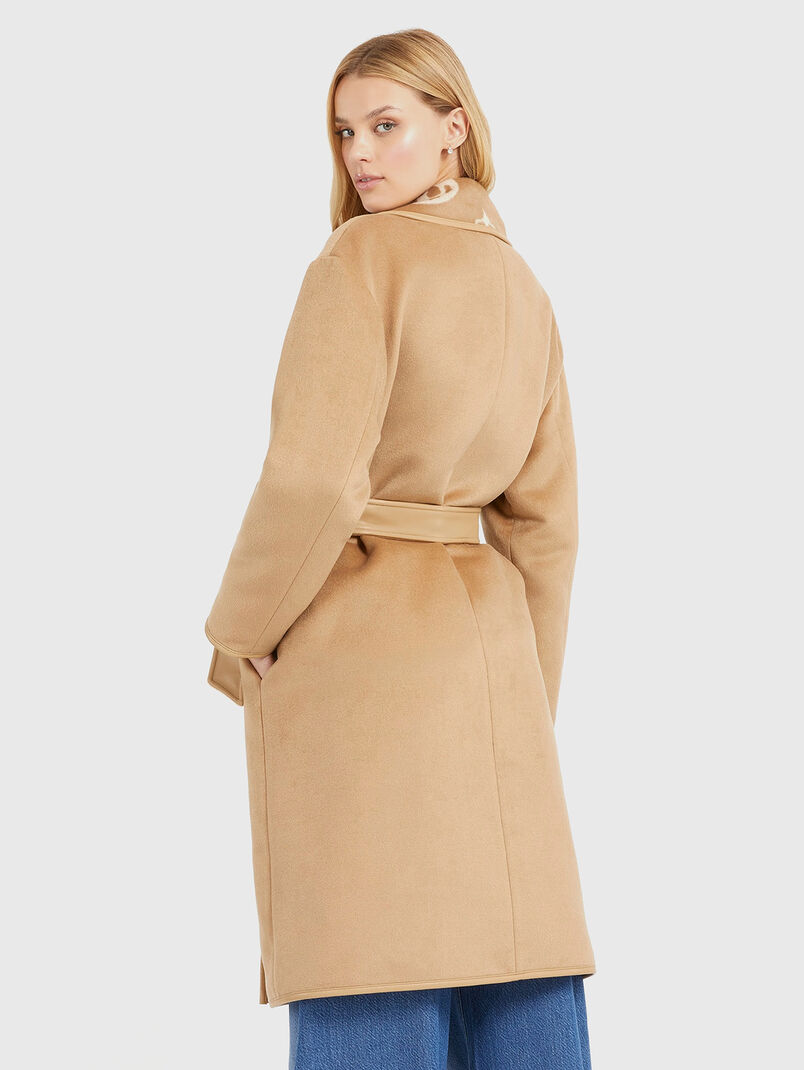 Double-faced wool blend coat - 3