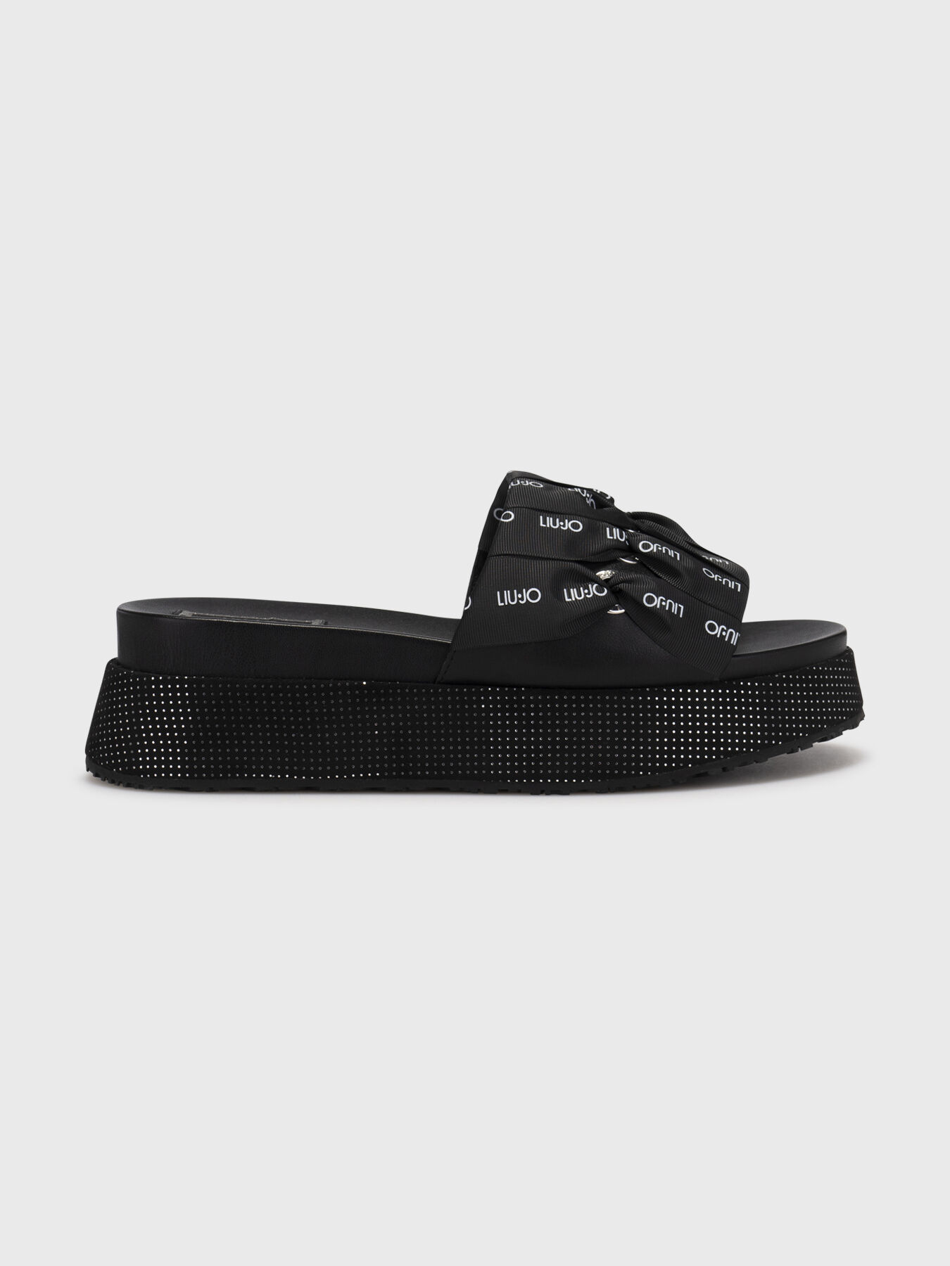 FRIDA black platfrom sandals brand LIU JO