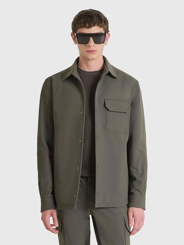 Overshirt with pockets and buttons - 4