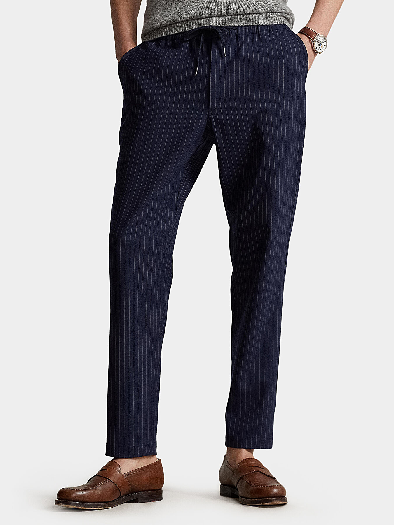 Striped trousers with laces brand POLO RALPH LAUREN Globalbrandsstore en