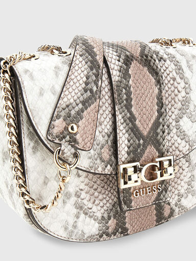 JANE crossbody bag with animal print - 4