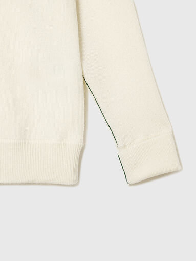 Dark blue wool sweater - 5