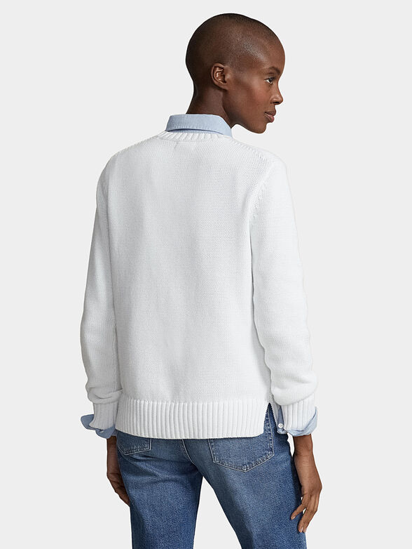 White sweater with Polo Bear motif - 3