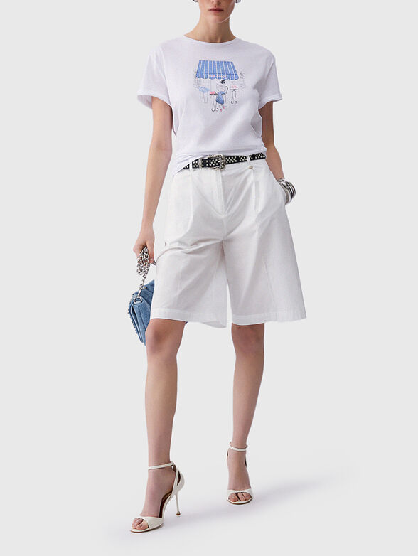 T-shirt with logo applique - 2