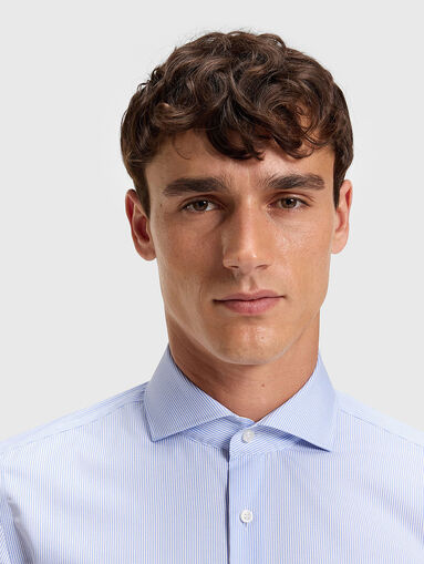 Striped cotton shirt - 4