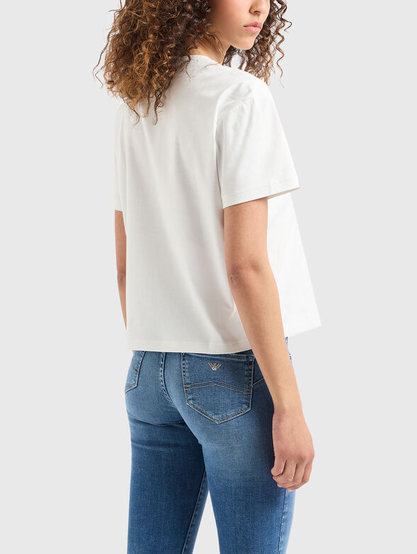 Round neck cotton T-shirt - 3