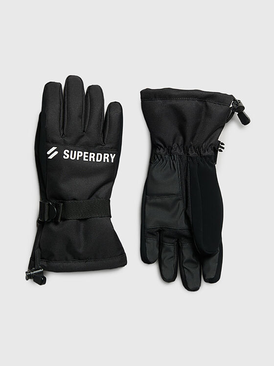 Черни ръкавици с лого - 1