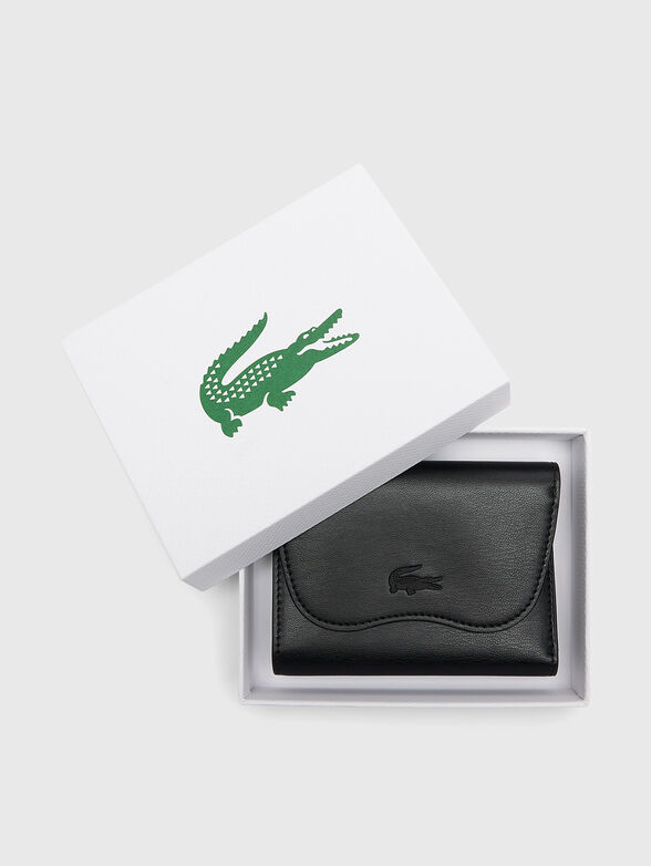 Leather wallet with logo - 4