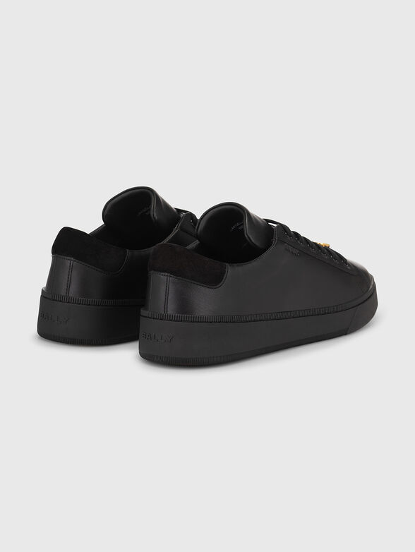 RYVER black sneakers with metal detail - 3
