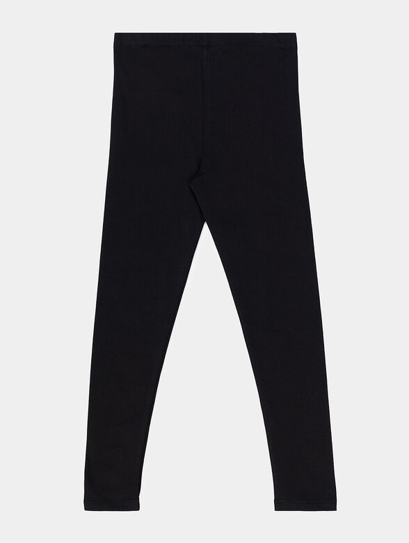 Black leggings with logo - 2