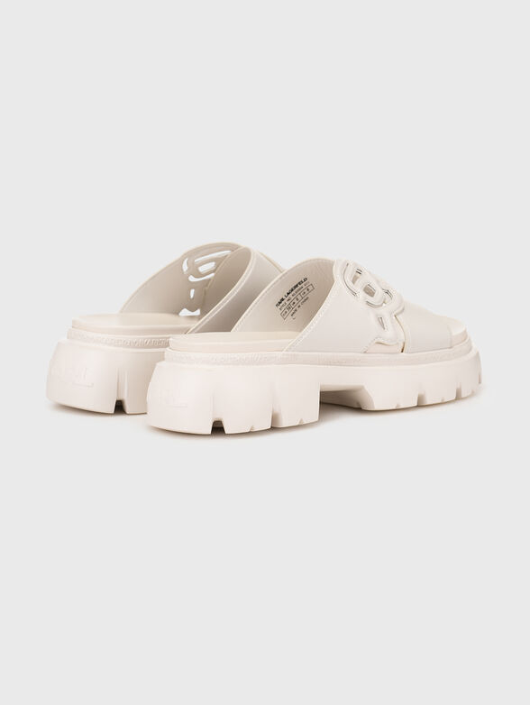 SUN TREKKA NFT leather slippers - 3