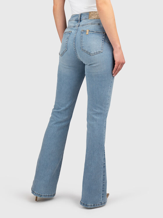 Flared jeans with a washed effect - 2