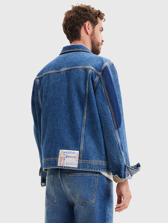 Denim jacket with patches - 3