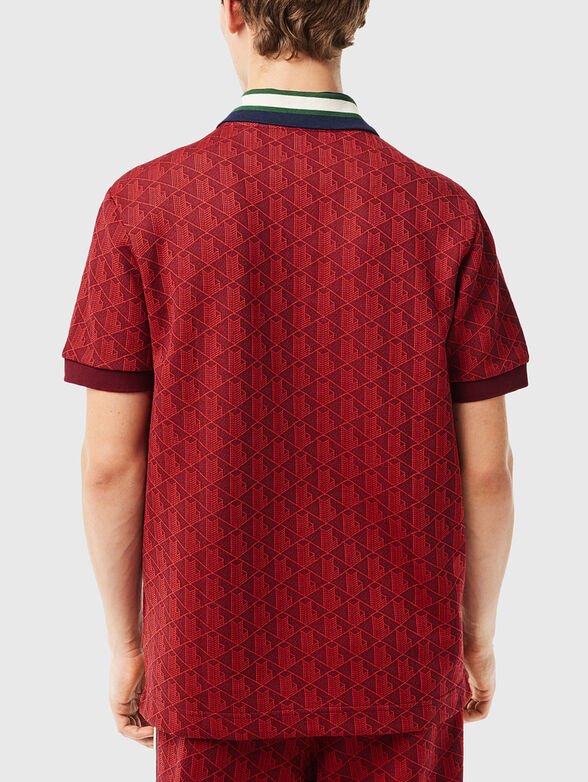 Monogram motif polo shirt  - 2