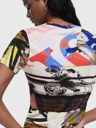 Short T-shirt with print - 5