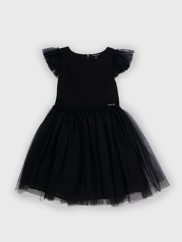 Black dress with tulle - 1