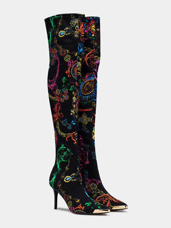 Boots with attractive colorful print - 2