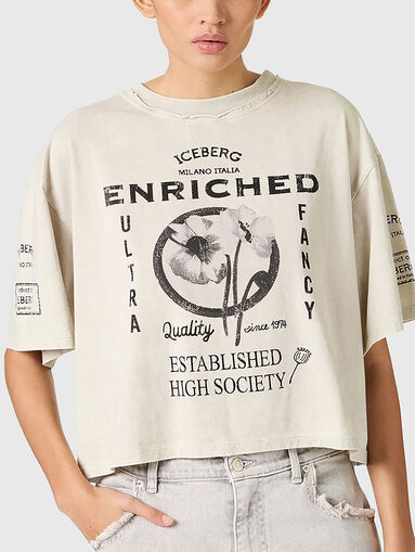 Short cotton T-shirt - 4