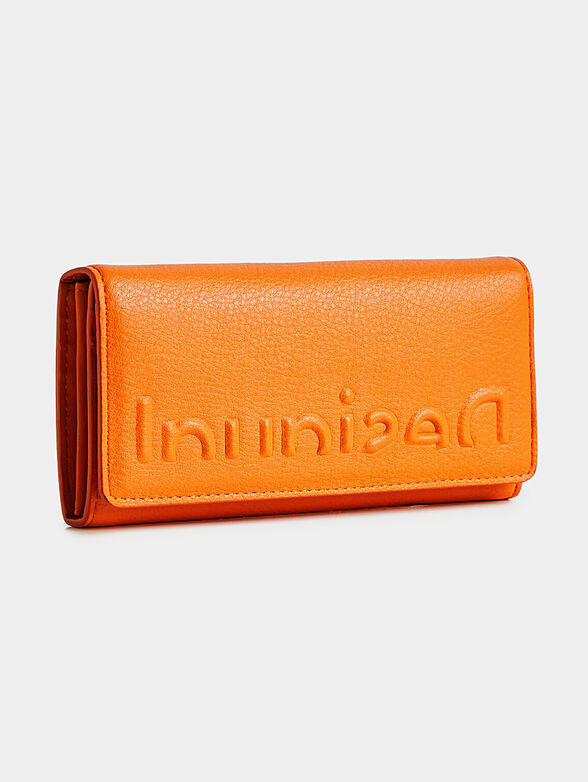 Wallet with flap and logo detail - 2