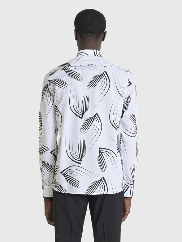 Long sleeve shirt with accent print - 1