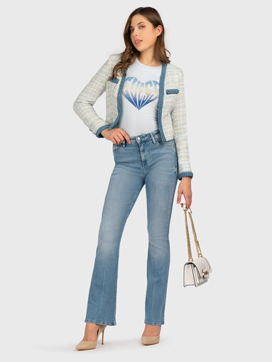 Cotton blend jeans  - 5