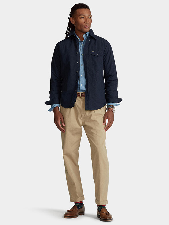 Blue overshirt - 4