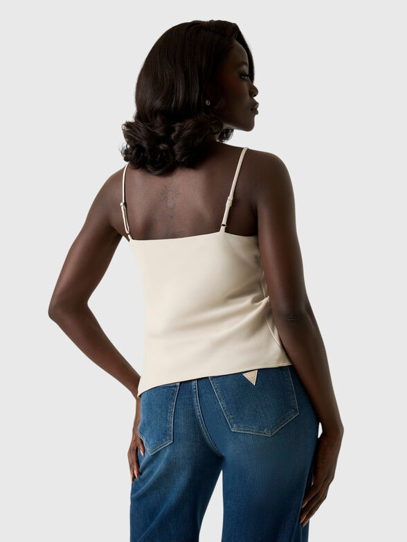 Top with thin straps and a logo detail - 3