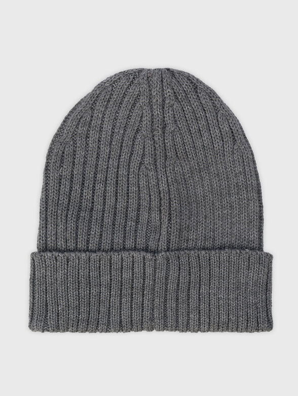 Knitted hat from wool blend - 2