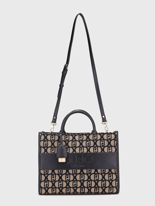 Big  printed bag with removable strap - 2