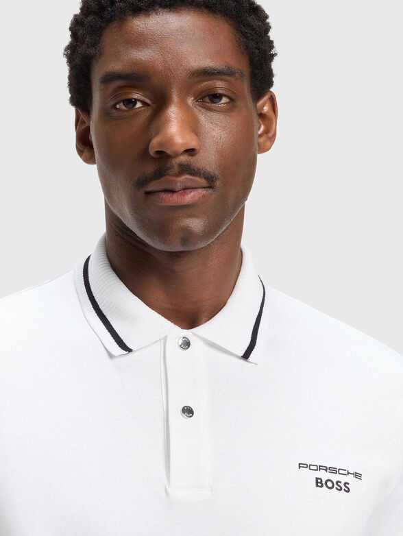 PORSCHE X BOSS cotton polo shirt - 4