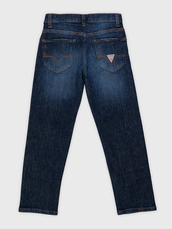 Jeans with bleached effect - 1