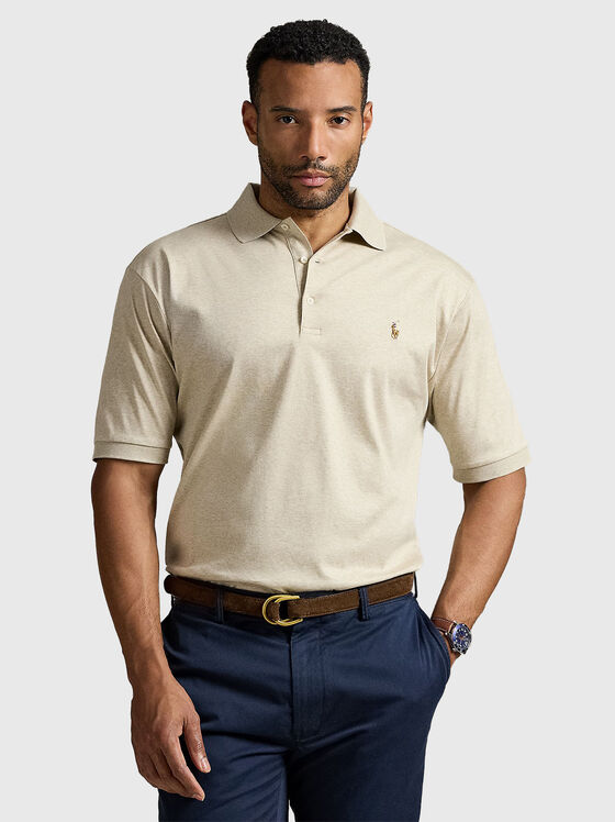 Polo shirt with embroidered logo - 1