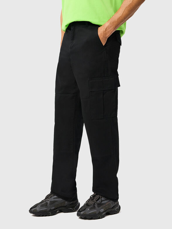 Cotton cargo pants - 1