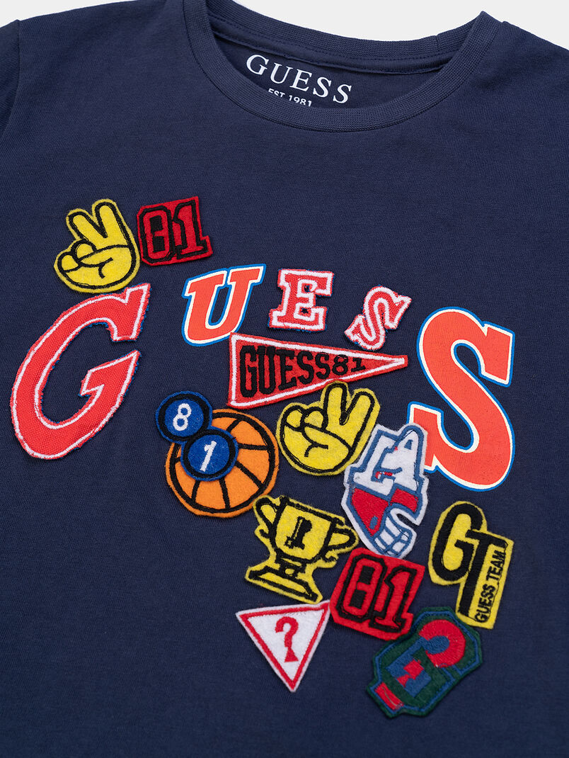 T-shirt with appliques - 3