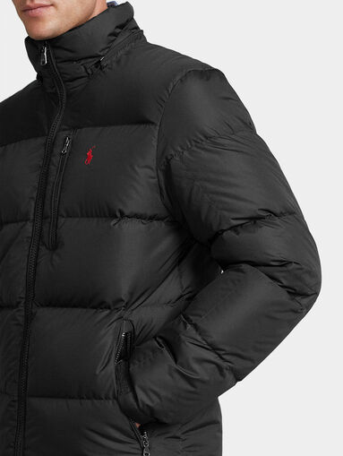 Padded jacket with removable hood - 5