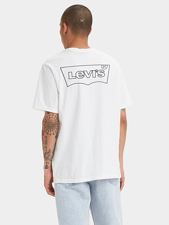 Levi’s® white T-shirt with logo print on the back - 2