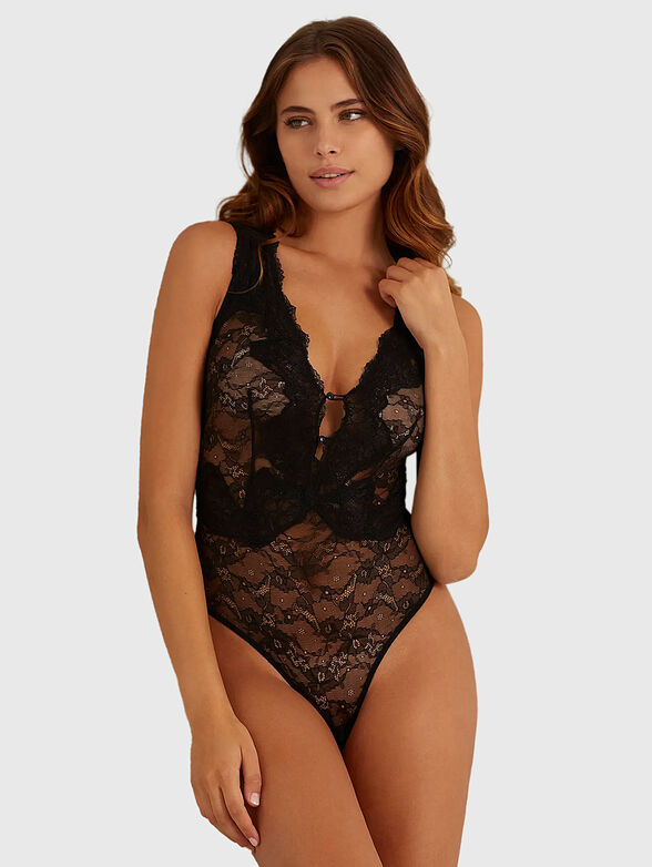 SHEER lace bodysuit  - 1