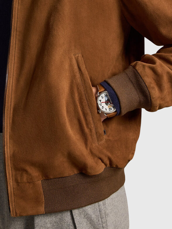 Brown suede jacket - 4