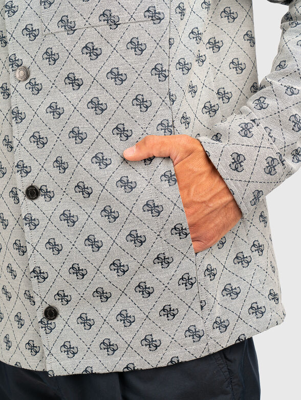 Shaket with monogram print - 5